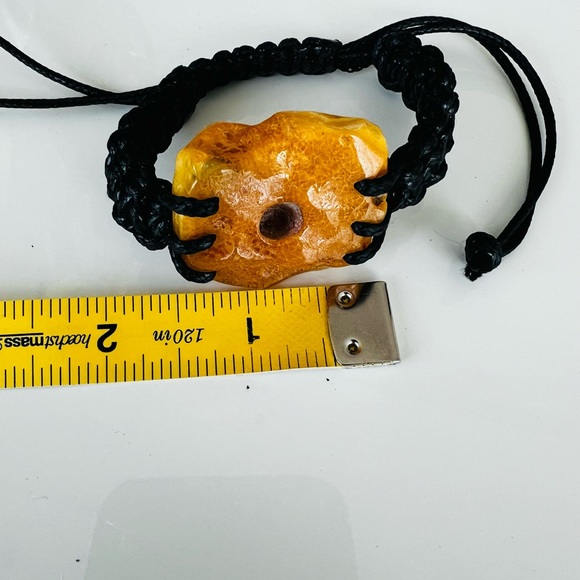 A precious, healing Bracelet X made of Baltic amber - Picture 7 of 12